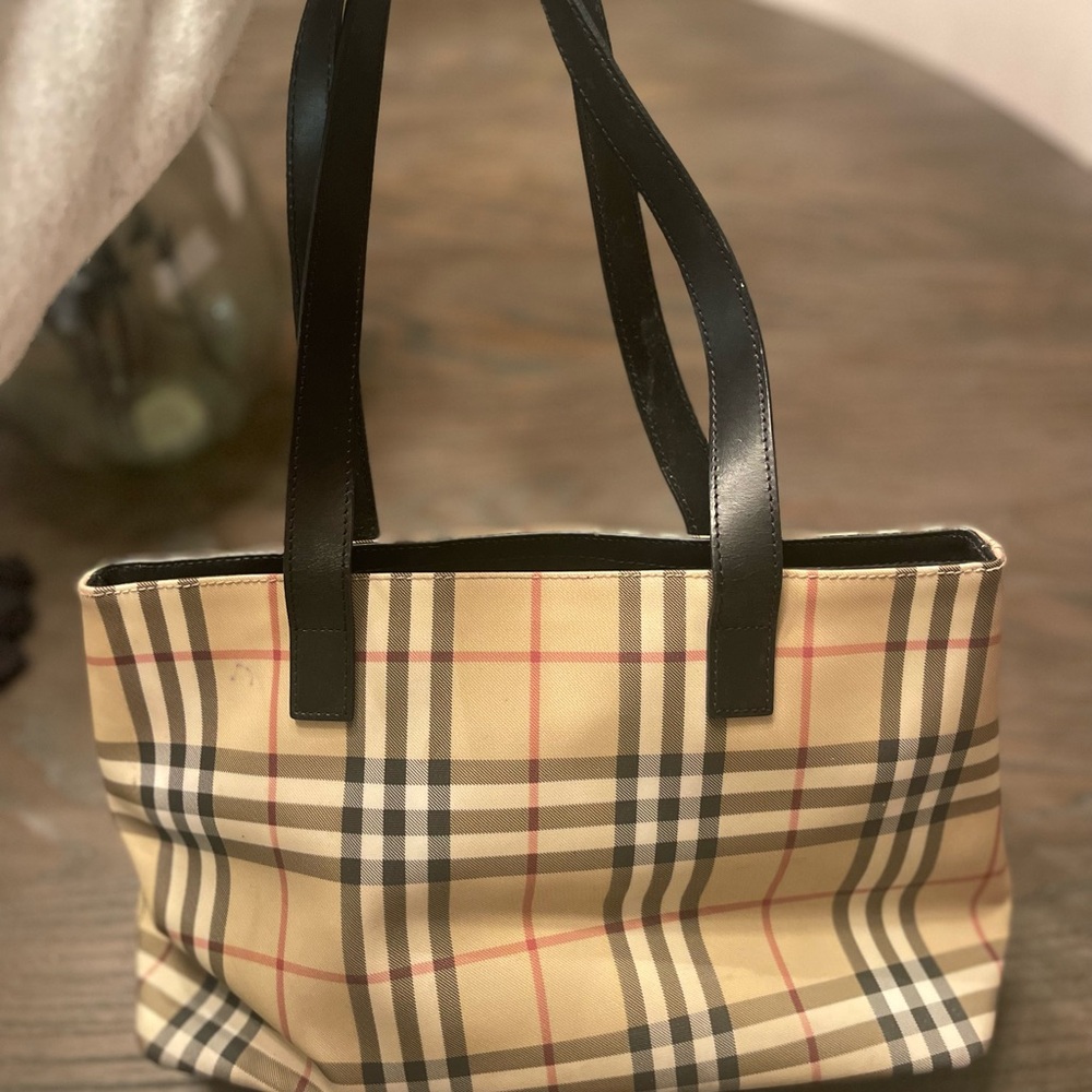 Burberry Nova Check Small Tote Bag
